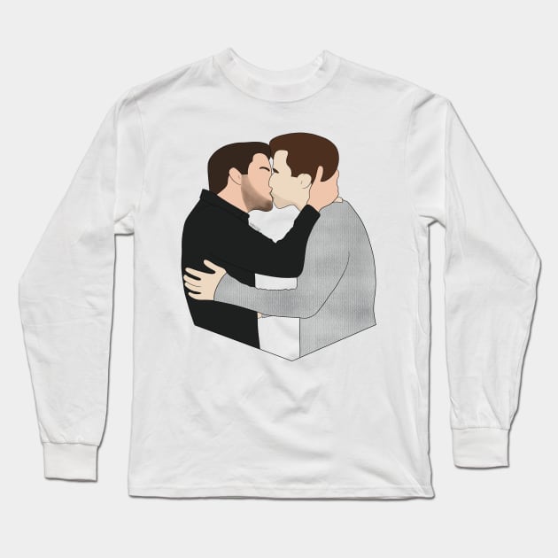 Connor and Oliver Long Sleeve T-Shirt by Gabi Veiga